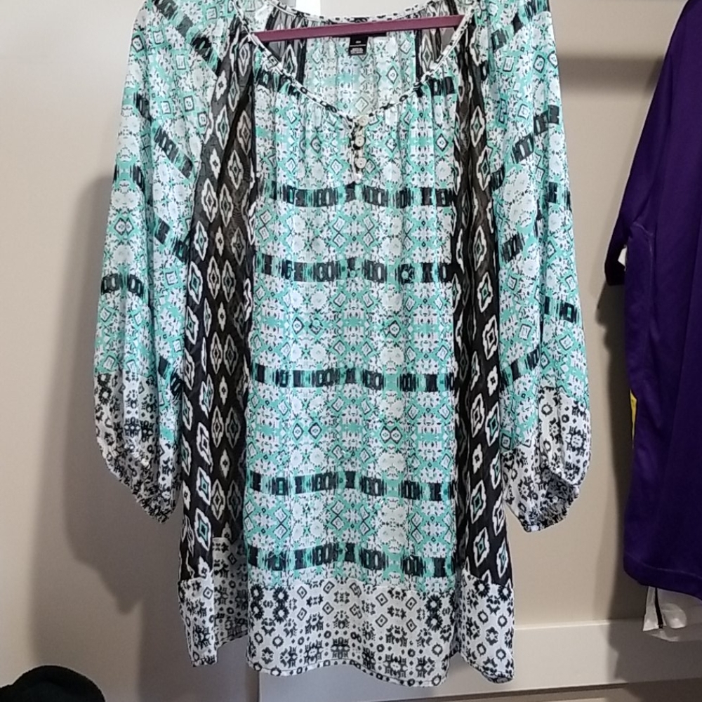 Style and Co. sheer top